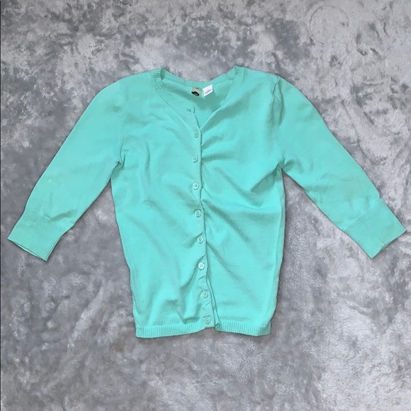 BP Mint Button Down Cardigan - Picture 1 of 5